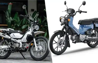 Honda Cross Cub 110 vs Jialing Cross 125X: Duel Bebek Adventure Harga Lebih Murah