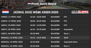 Jadwal WSBK Belanda 2026