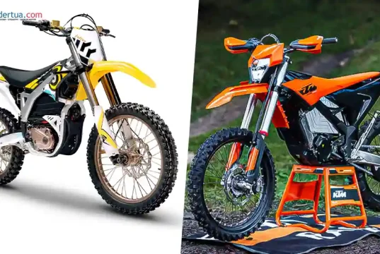 KTM Freeride E vs Sur-Ron Storm Bee: Duel Motor Listrik Trail Enduro!