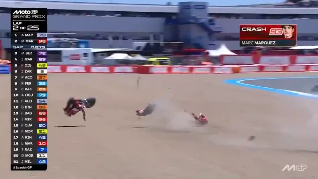 Marc Marquez - Crash Jerez 2026