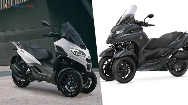 Yamaha Tricity 300 vs Piaggio MP3 310 Yamaha Tricity 300 vs Piaggio MP3 310: Matik Beroda Tiga Eropa yang Sengit!