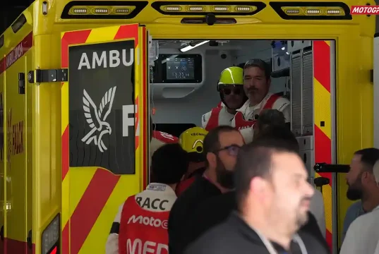 Alex Marquez Crash Catalunya