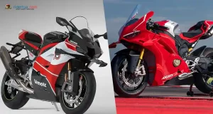 Bimota KB998 Rimini vs Ducati Panigale V4 R
