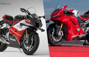 Bimota KB998 Rimini vs Ducati Panigale V4 R
