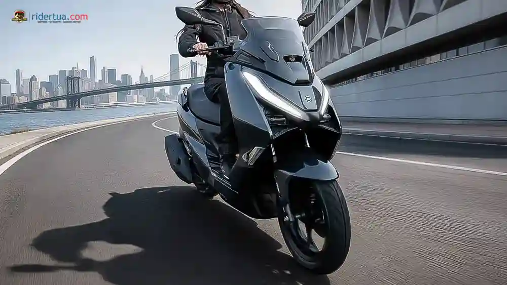 CFMoto, 150SC-F, CFMoto 150SC-F, skutik bongsor, motor matik, motor baru