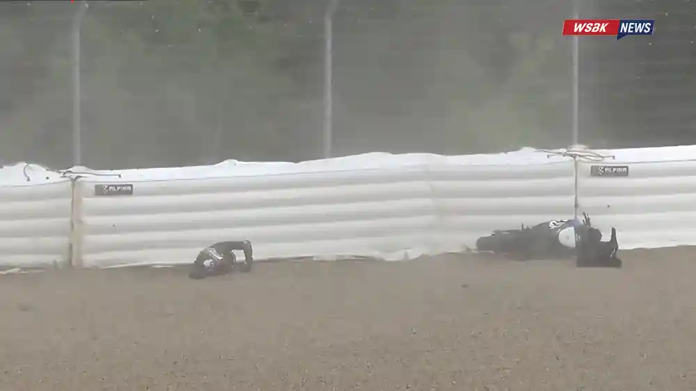 Danilo Petrucci Crash