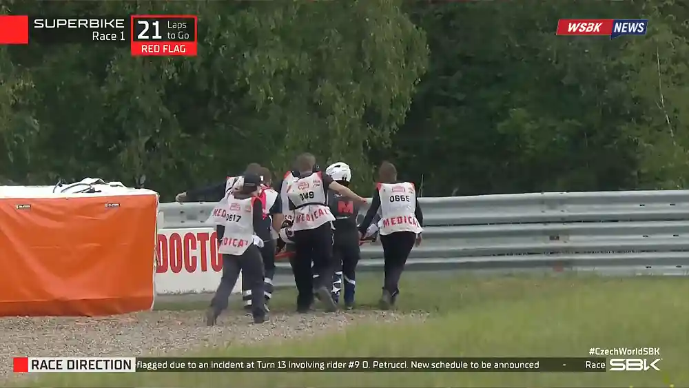 Danilo Petrucci Crash