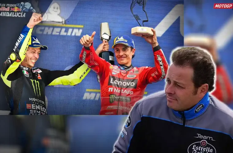 Emilio Alzamora - Marc Marquez - Valentino Rossi