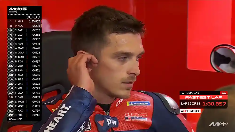 Hasil FP1 MotoGP Prancis 2026
