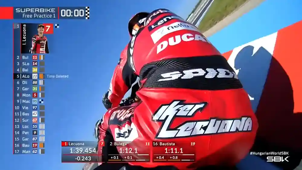 Hasil FP1 WSBK Hungaria 2026