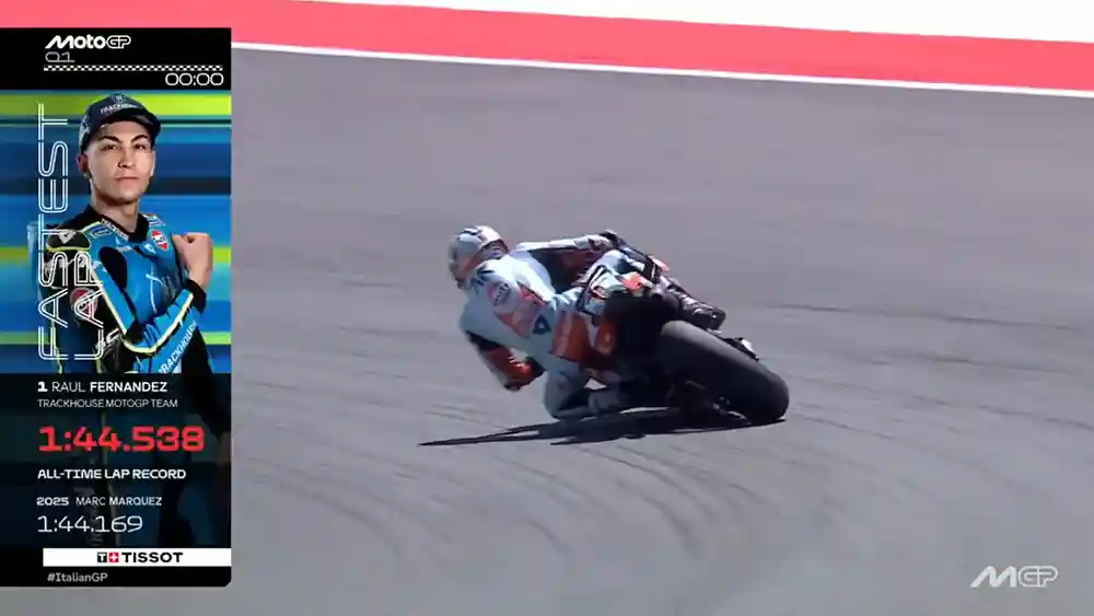 Hasil Kualifikasi 1 MotoGP Italia 2026: Raul Fernandez Lolos, Duel Top-3 Cuma Terpaut Tipis 1 Hasil Kualifikasi 1 MotoGP Italia 2026