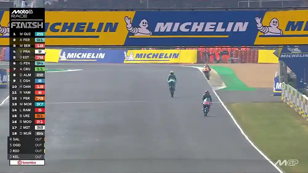 Hasil Race Moto3 Prancis 2026