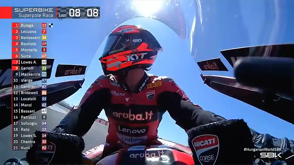 Hasil Superpole Race WSBK Hungaria 2026
