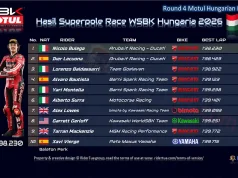 Hasil Superpole Race WSBK Hungaria 2026