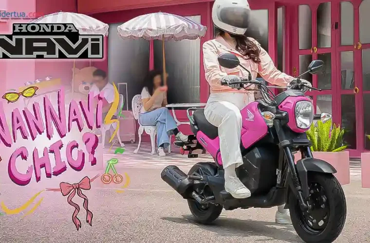 Lucu Ada Warna Pink! Honda NAVi 2026 Motor Mini Unik Tapi Matik Harga Terjangkau