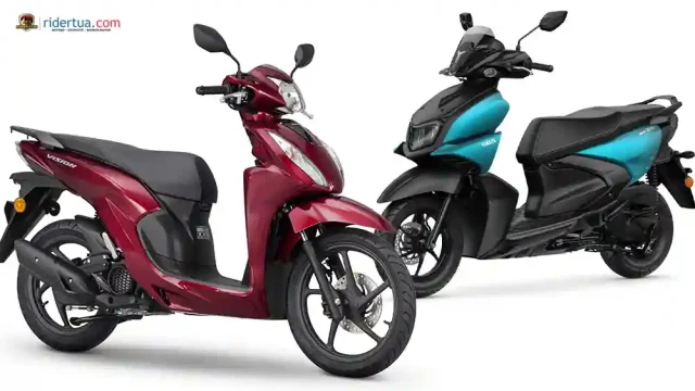 Honda Vision 110 vs Yamaha RayZR