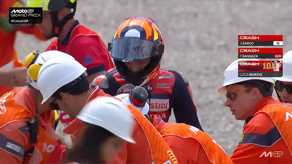 Insiden Race MotoGP Catalunya 2026 - Luca Marini