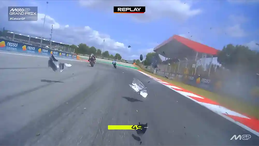 Insiden Race MotoGP Catalunya 2026 - Pedro Acosta - Alex Marquez