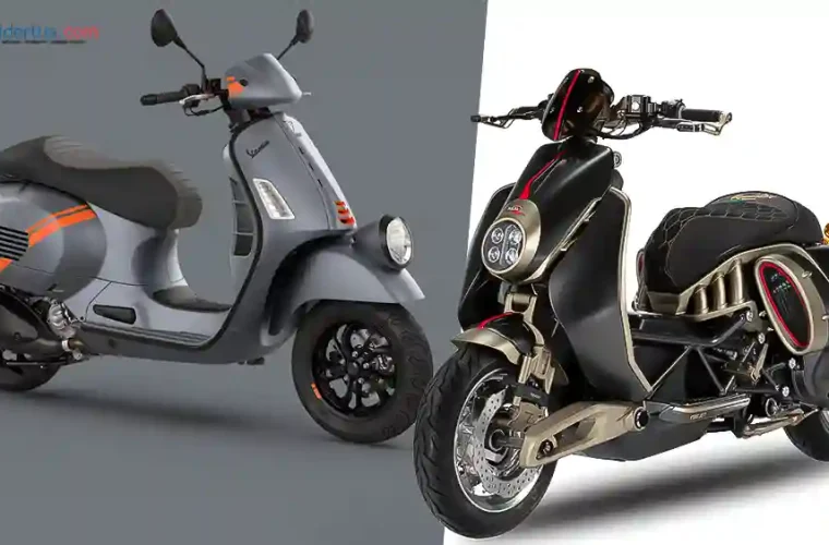 Italjet Dragster 400 vs Vespa GTV 310