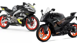 KTM RC 450 vs Aprilia RS 457