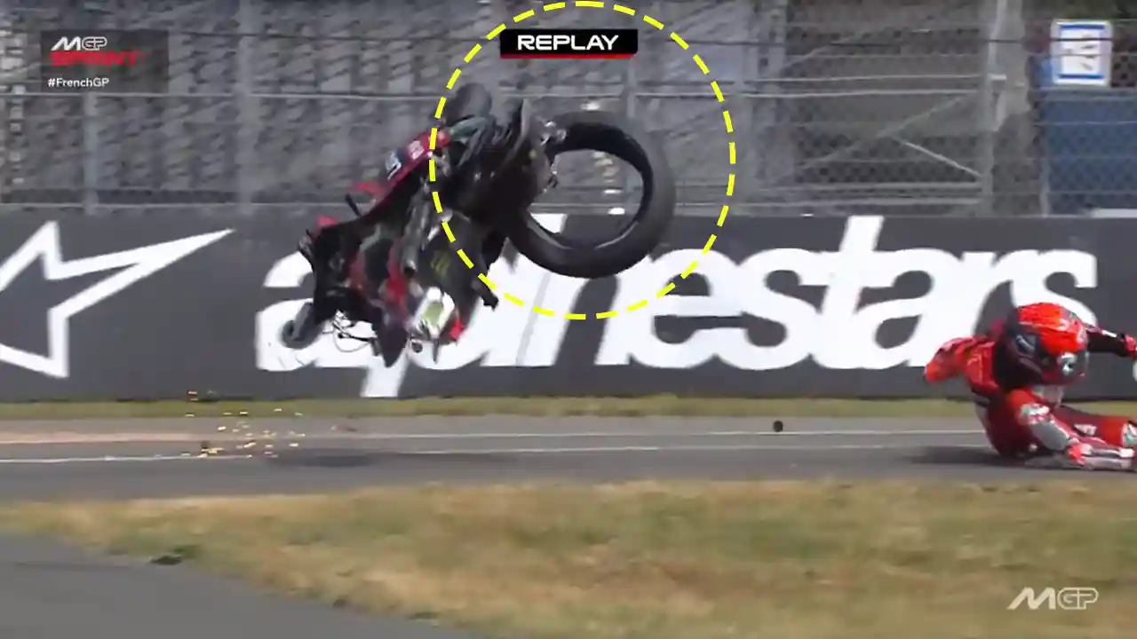 Marc Marquez - Crash Le Mans
