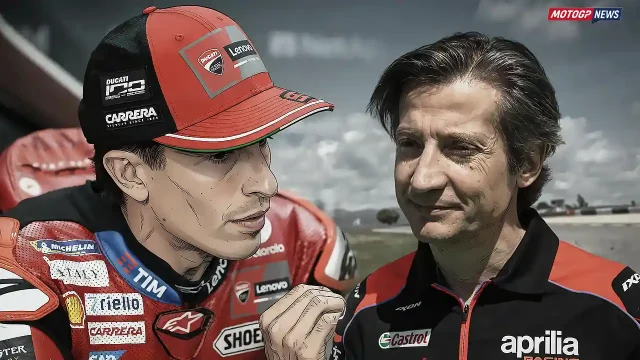 Marc Marquez - Massimo Rivola Marc Marquez - Massimo Rivola