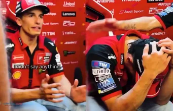 Marc Marquez Menangis Tersedu di Depan Staf