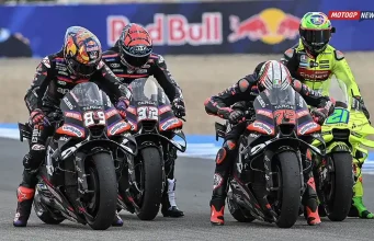 Paolo Bonora: Aprilia Bertekad Merebut Gelar Dunia dari Ducati dengan Bekerja 8 Hari dalam Seminggu dan 25 Jam dalam Sehari Marco Bezzecchi - Jorge Martin - Aprilia MotoGP