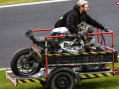 Danilo Petrucci Mengalami Patah Tulang Ekor Usai Crash Horor dalam Race 1 di Most Motor Danilo Petrucci - Crash