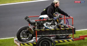 Motor Danilo Petrucci - Crash
