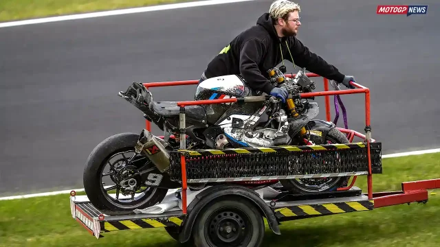 Motor Danilo Petrucci - Crash