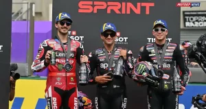 Pecco Bagnaia - Jorge Martin - Marco Bezzecchi - Prancis Sprint 2026