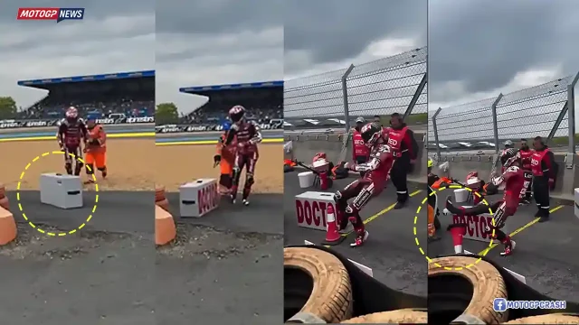 Pecco Bagnaia Marah Besar Tendang Apa Saja Usai Crash di Le Mans