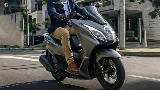 Akhirnya Suzuki Burgman 150 2026 Rilis! Tampilannya Futuristis Bagasi Luas