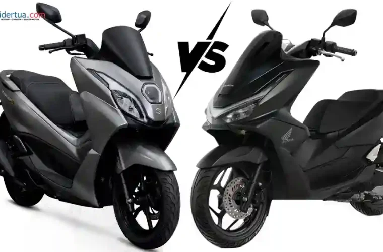 Suzuki Burgman 150 vs Honda PCX160