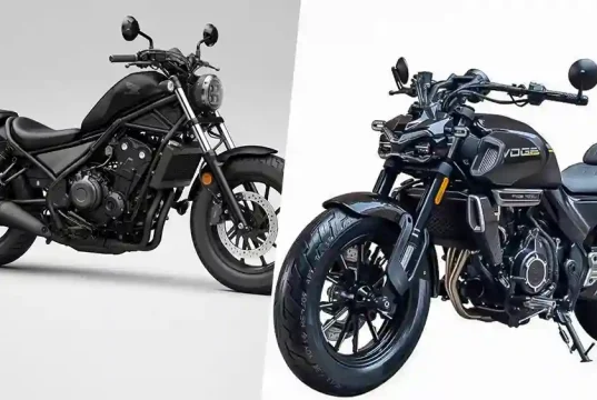 Voge CU530 vs Honda Rebel 500