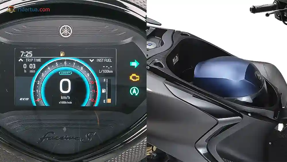 Yamaha, Fascino 125, Yamaha Fascino 125 Fi Hybrid, Yamaha Fascino 125, skutik, motor matik
