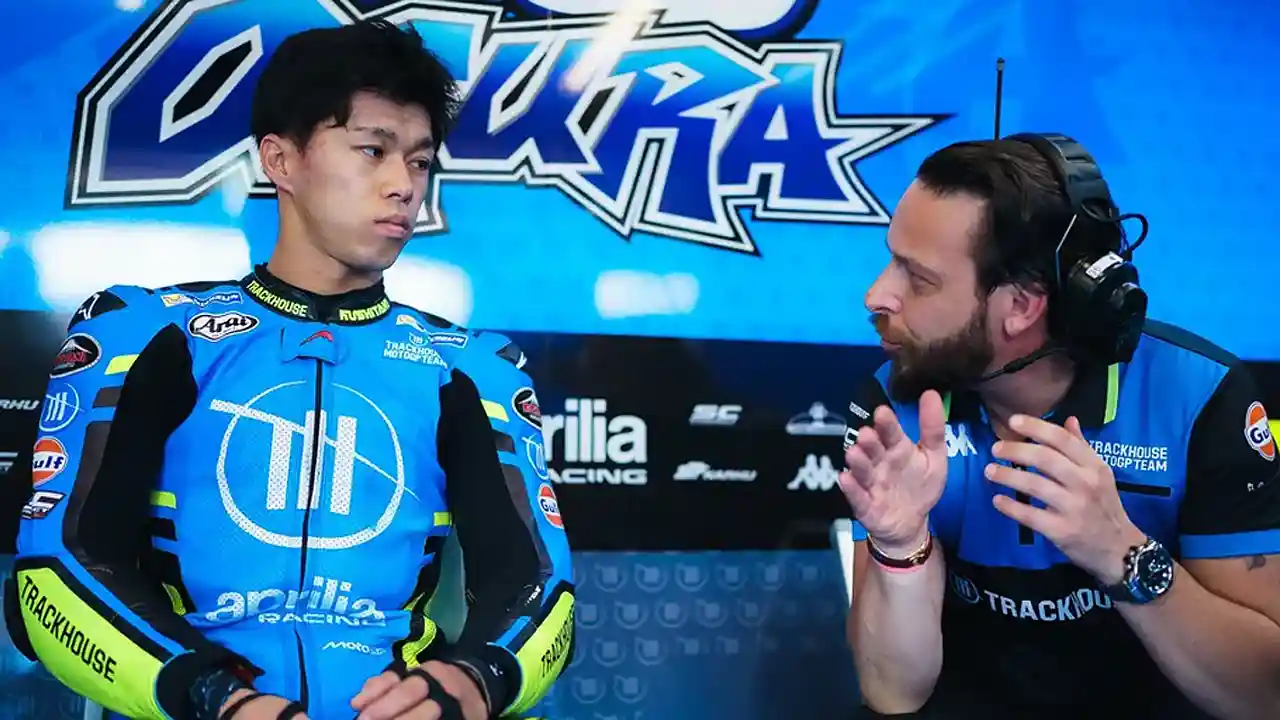 'Lambat Panas' Ai Ogura Lebih Sering Menganalisis Situasi di Awal Lap 1 Ai Ogura - Giovanni Mattarollo - Aprilia