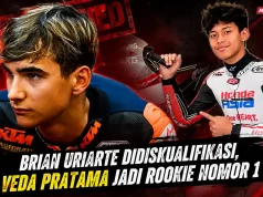 Brian Uriarte Didiskualifikasi, Veda Pratama Jadi Rookie Nomor 1