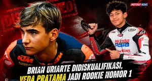 Brian Uriarte Didiskualifikasi, Veda Pratama Jadi Rookie Nomor 1