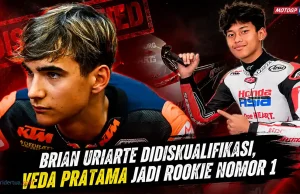 Brian Uriarte Didiskualifikasi, Veda Pratama Jadi Rookie Nomor 1