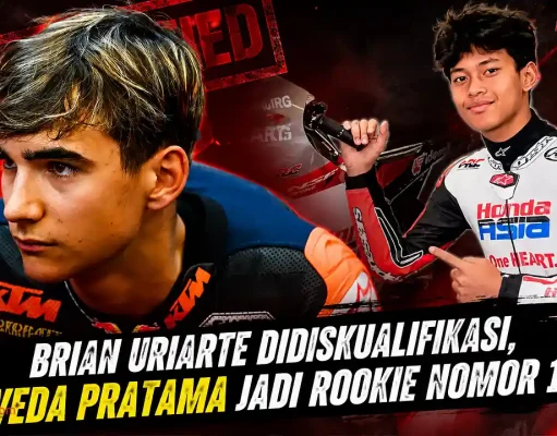 Brian Uriarte Didiskualifikasi, Veda Pratama Jadi Rookie Nomor 1
