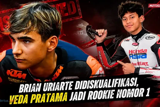 Brian Uriarte Didiskualifikasi, Veda Pratama Jadi Rookie Nomor 1
