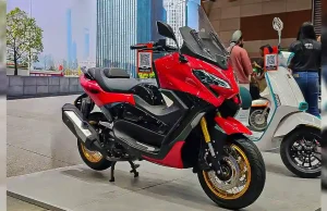 Kloningan TMAX! Brixton G400T Skutik Bongsor Baru Pakai Jantung QJMotor?