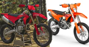Ducati Desmo450 EDS vs KTM 450 EXC-F