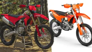 Ducati Desmo450 EDS vs KTM 450 EXC-F: Pendatang Baru Italia vs Benchmark Enduro Jalan Raya 1 Ducati Desmo450 EDS vs KTM 450 EXC-F
