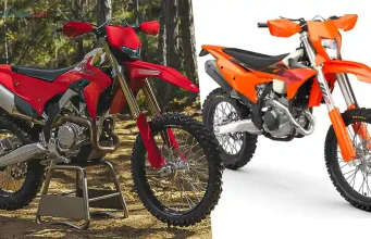 Ducati Desmo450 EDS vs KTM 450 EXC-F