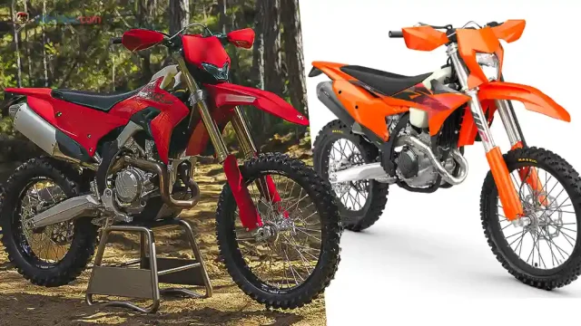 Ducati Desmo450 EDS vs KTM 450 EXC-F