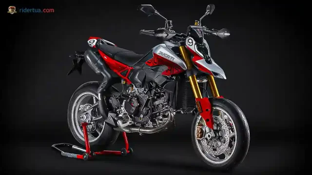 Supermoto Spesial Ducati Hypermotard V2 SP 100 Terinspirasi dari Motor Balap Ketahanan Legend