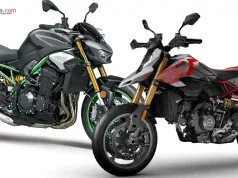 Ducati Hypermotard V2 SP vs Kawasaki Z900 SE ABS: Fun Bike Italia vs Naked Bike Jepang Ducati Hypermotard V2 SP vs Kawasaki Z900 SE ABS